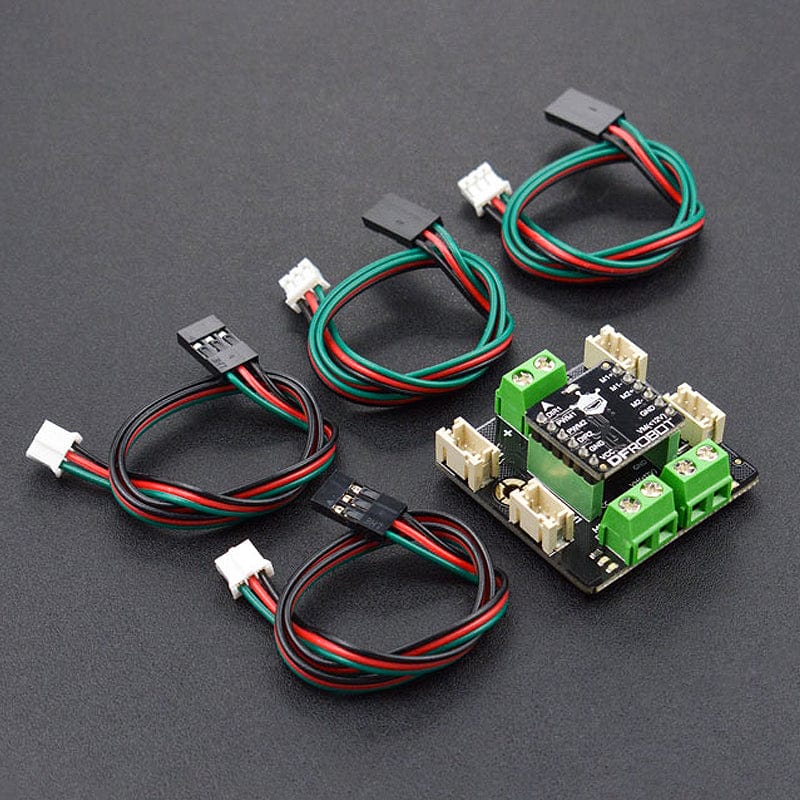 Gravity: 2x 1.2A DC Motor Driver (TB6612FNG) by DFRobot - The Pi Hut