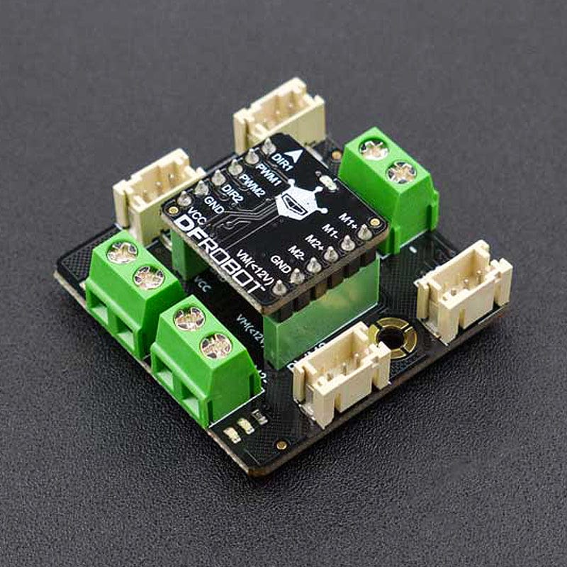 Gravity: 2x 1.2A DC Motor Driver (TB6612FNG) by DFRobot - The Pi Hut