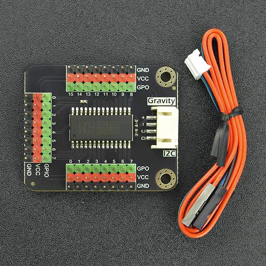 Gravity: CH423 I2C 24 Digital IO Expansion Module by DFRobot - The Pi Hut