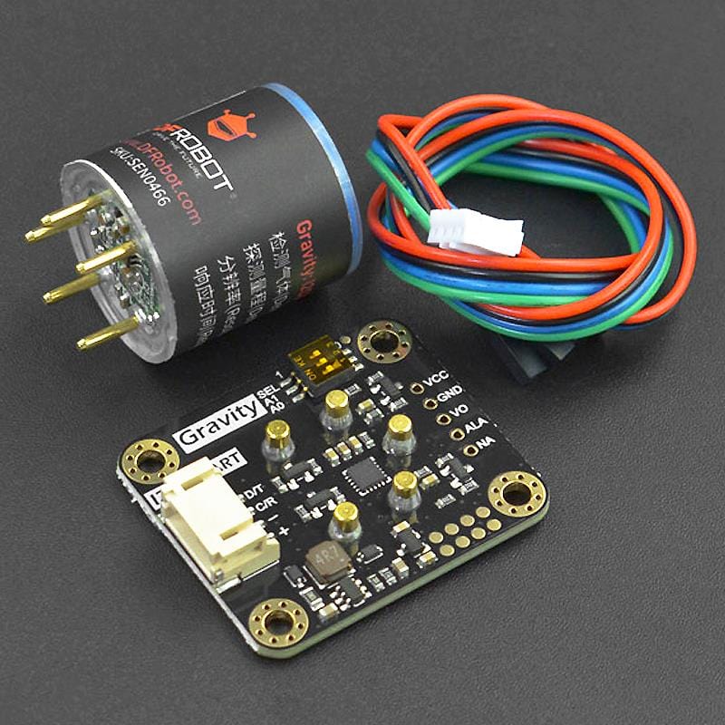 Gravity: CO Sensor (Calibrated, I2C & UART) by DFRobot - The Pi Hut