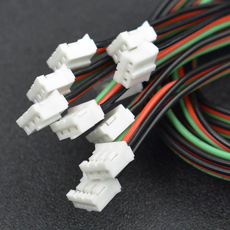 Gravity: Digital 3-pin PH2.0 to Male Jumper Cables (30cm, 10-Pack) by DFRobot - The Pi Hut