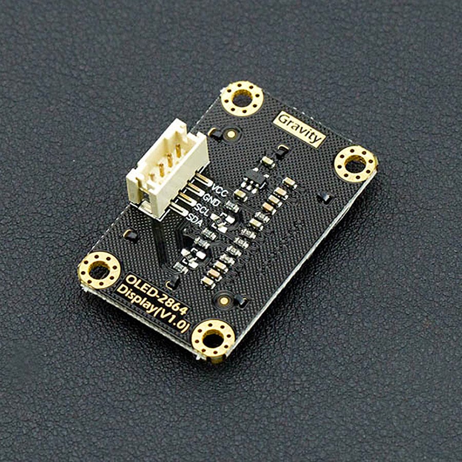 Gravity: I2C OLED 128x64 Display by DFRobot - The Pi Hut