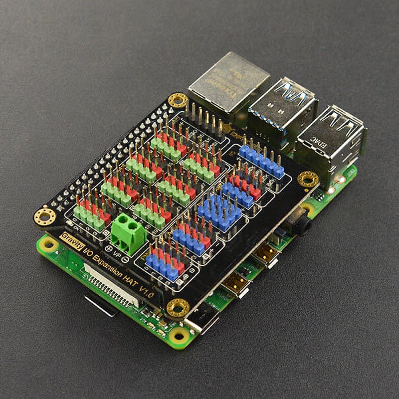 Gravity: IO Expansion HAT for Raspberry Pi by DFRobot - The Pi Hut