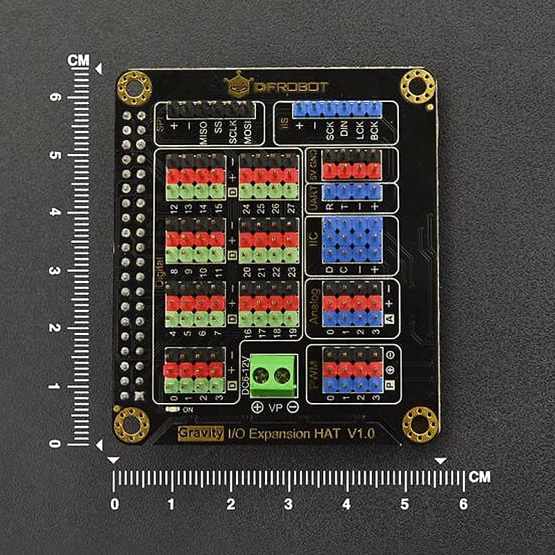 Gravity: IO Expansion HAT for Raspberry Pi by DFRobot - The Pi Hut