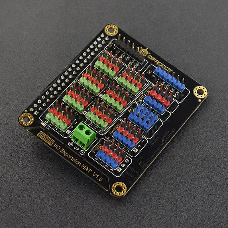 Gravity: IO Expansion HAT for Raspberry Pi by DFRobot - The Pi Hut