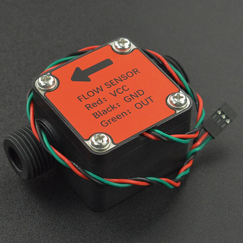 Gravity: Liquid Flow Sensor (G1/2) by DFRobot - The Pi Hut