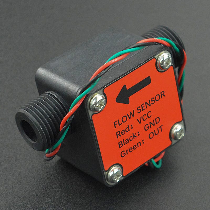 Gravity: Liquid Flow Sensor (G1/2) by DFRobot - The Pi Hut