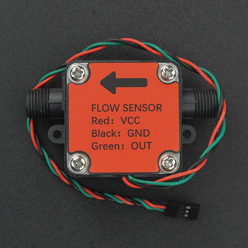 Gravity: Liquid Flow Sensor (G1/4) by DFRobot - The Pi Hut