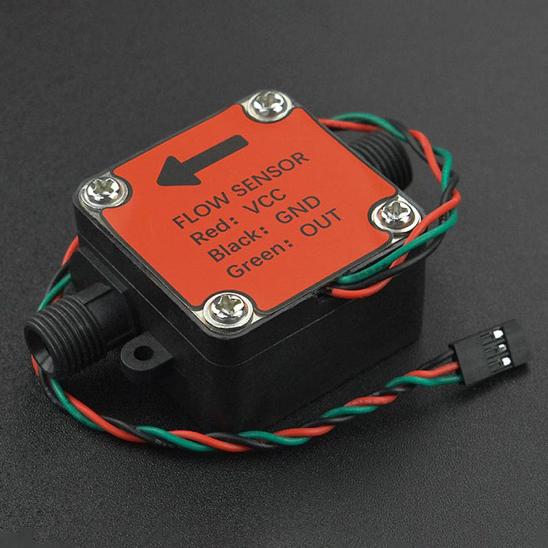 Gravity: Liquid Flow Sensor (G1/4) by DFRobot - The Pi Hut
