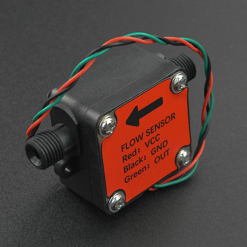 Gravity: Liquid Flow Sensor (G1/4) by DFRobot - The Pi Hut