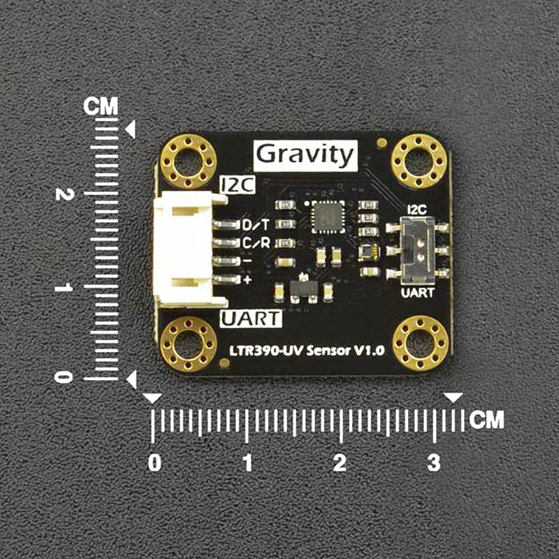 Gravity: LTR390 UV Light Sensor (280nm to 430nm) - I2C & UART by DFRobot - The Pi Hut