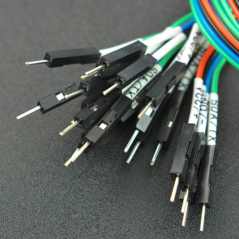 Gravity: M/F DuPont Line with Tag (30cm, 5 Pack) by DFRobot - The Pi Hut