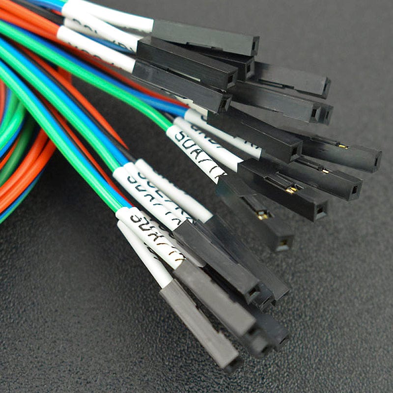 Gravity: M/F DuPont Line with Tag (30cm, 5 Pack) by DFRobot - The Pi Hut