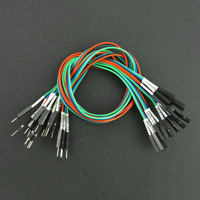 Gravity: M/F DuPont Line with Tag (30cm, 5 Pack) by DFRobot - The Pi Hut