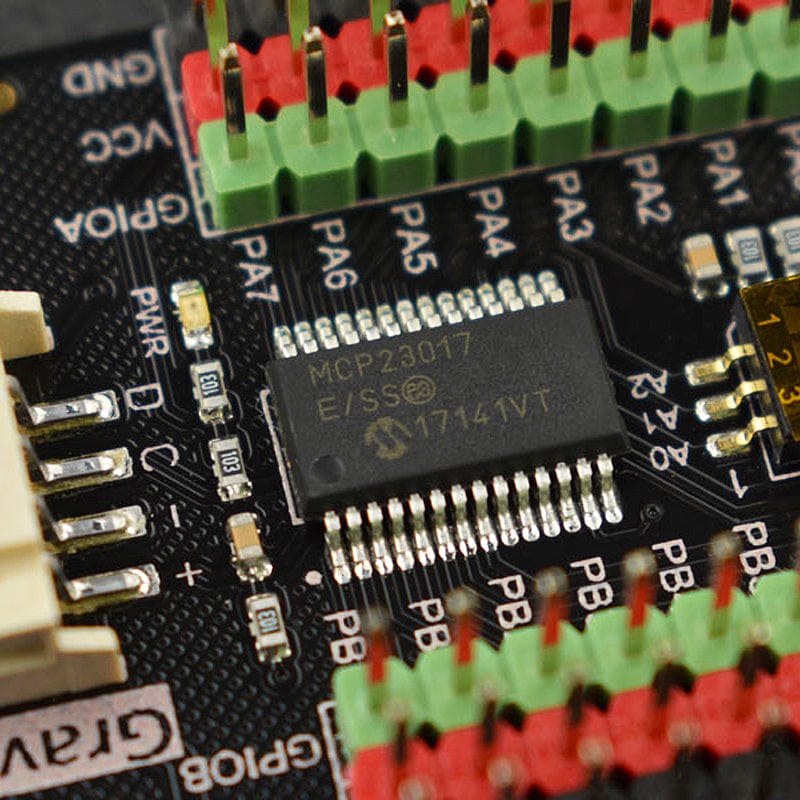 Gravity: MCP23017 I2C 16 Digital IO Expansion Module by DFRobot - The Pi Hut