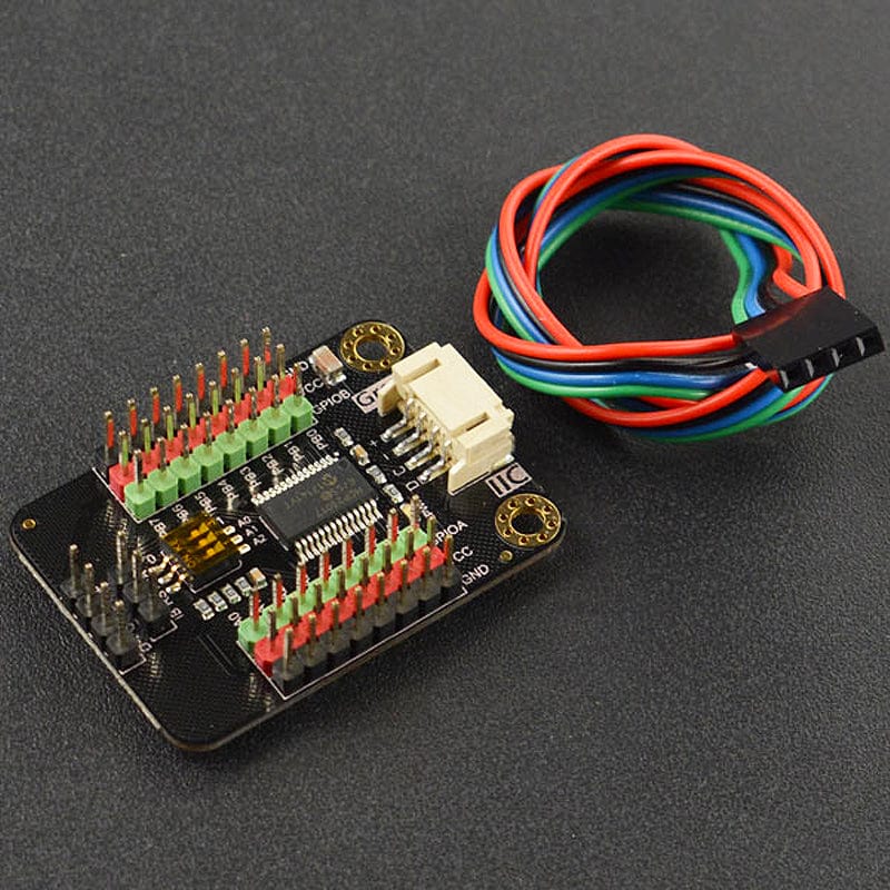 Gravity: MCP23017 I2C 16 Digital IO Expansion Module by DFRobot - The Pi Hut