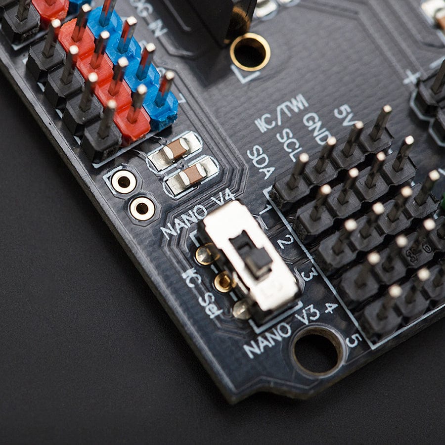 Gravity: Nano I/O Shield for Arduino Nano by DFRobot - The Pi Hut