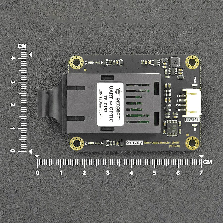 Gravity: UART Fiber Optic Transceiver Module by The Pi Hut - The Pi Hut