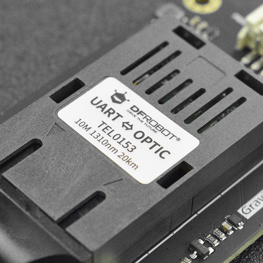 Gravity: UART Fiber Optic Transceiver Module by The Pi Hut - The Pi Hut