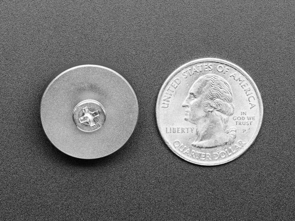 Gray Anodized Aluminum Bumper Feet - Pack of 2 by The Pi Hut - The Pi Hut