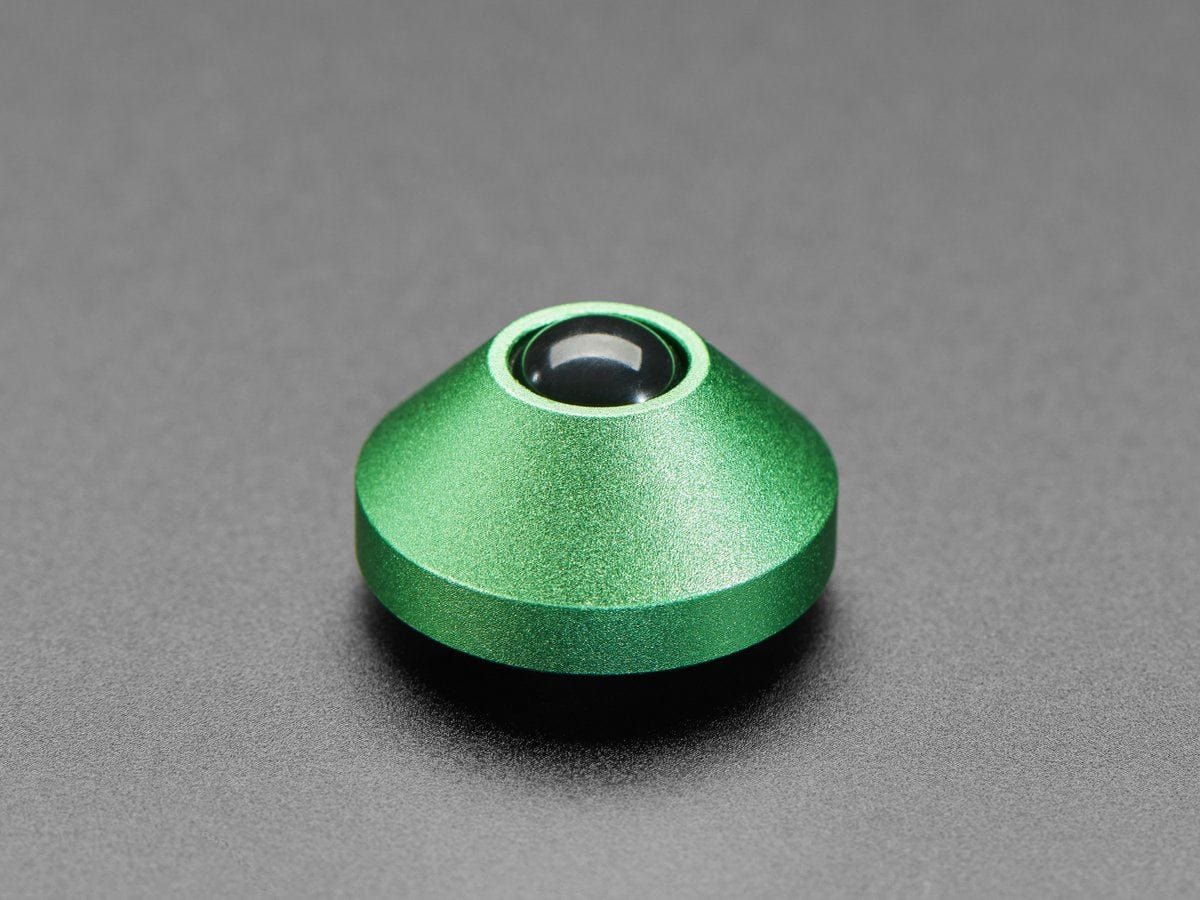 Green Anodized Aluminum Bumper Feet - Pack of 2 by The Pi Hut - The Pi Hut