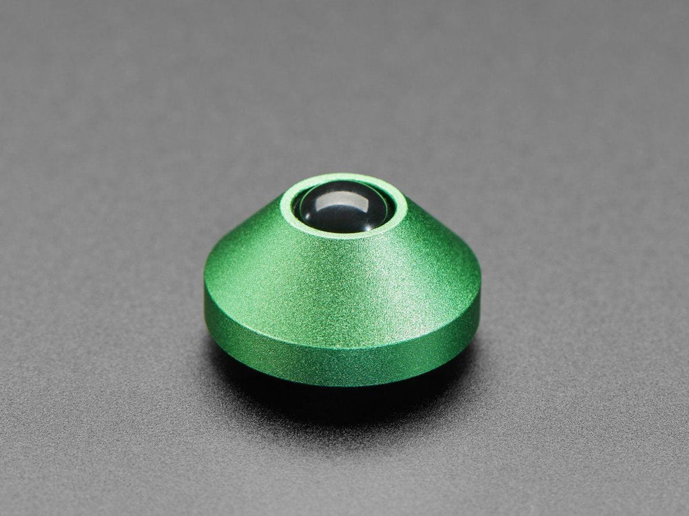 Green Anodized Aluminum Bumper Feet - Pack of 2 by The Pi Hut - The Pi Hut