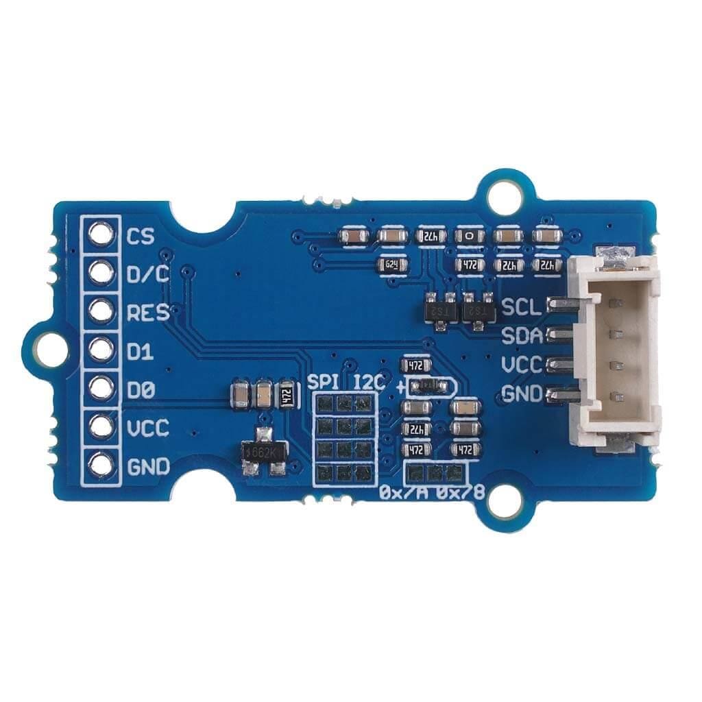 Grove - 0.96" OLED Yellow & Blue Display (SSD1315) by Seeed - The Pi Hut