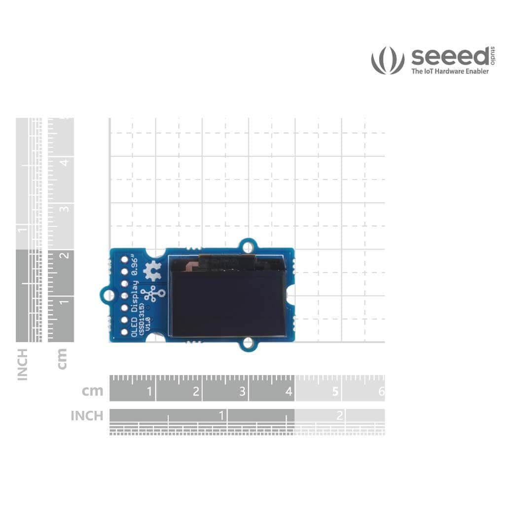Grove - 0.96" OLED Yellow & Blue Display (SSD1315) by Seeed - The Pi Hut