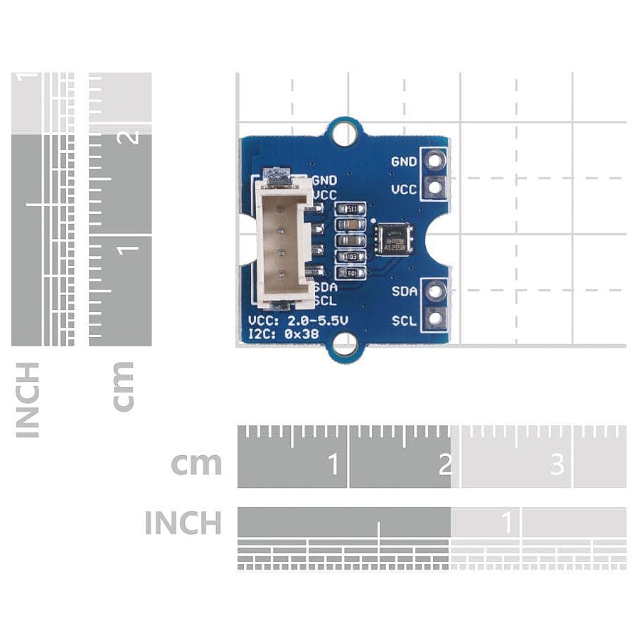 Grove - AHT20 I2C Industrial Grade Temperature and Humidity Sensor by Seeed - The Pi Hut