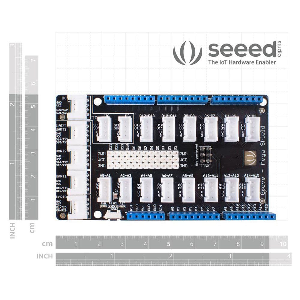 Grove - Mega Shield v1.2 by Seeed - The Pi Hut