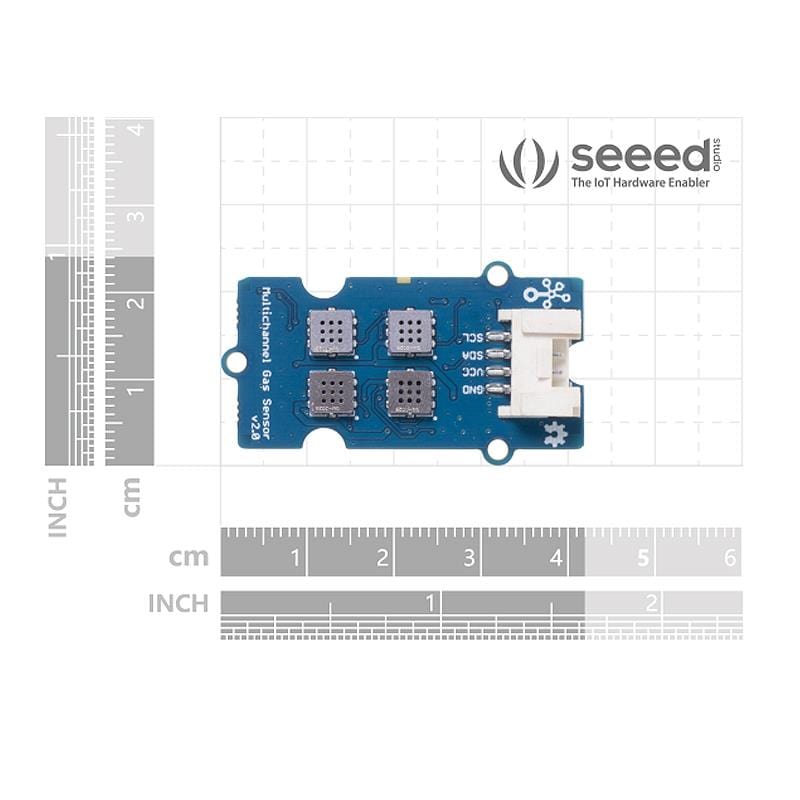 Grove - Multichannel Gas Sensor v2 by Seeed - The Pi Hut