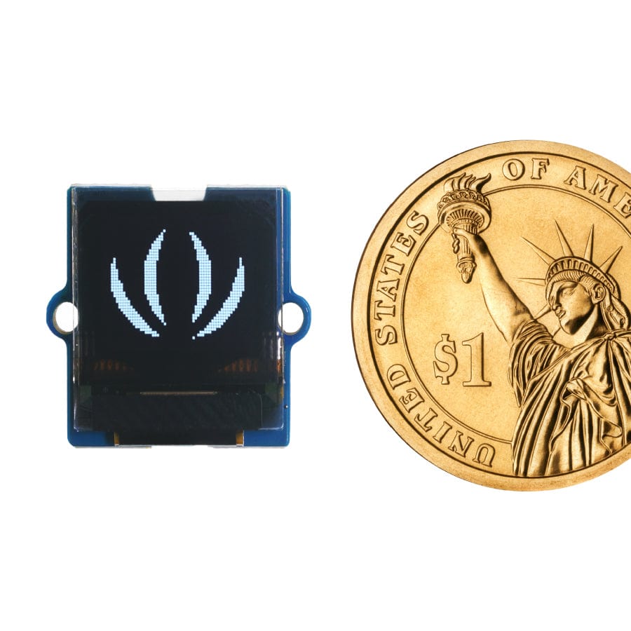 Grove - OLED Display 0.66" (SSD1306) - IIC - 3.3V/5V by Seeed - The Pi Hut