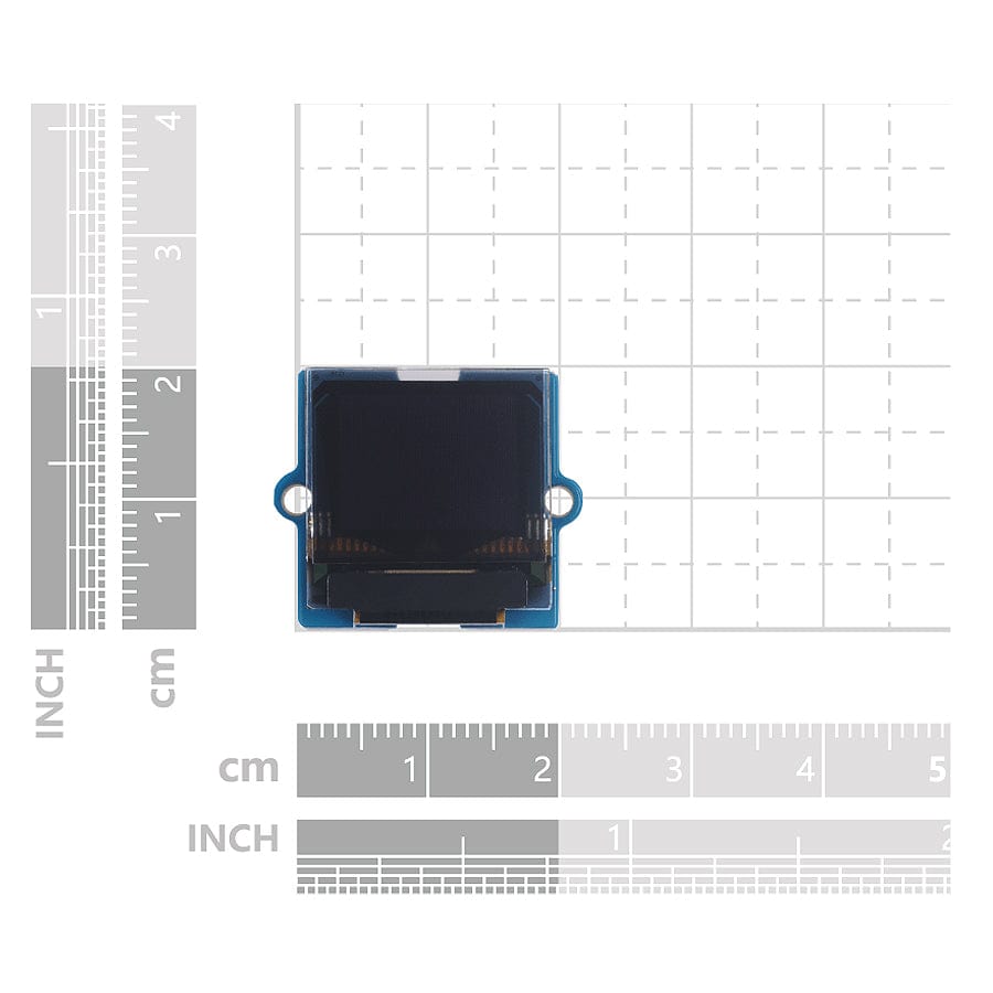 Grove - OLED Display 0.66" (SSD1306) - IIC - 3.3V/5V by Seeed - The Pi Hut