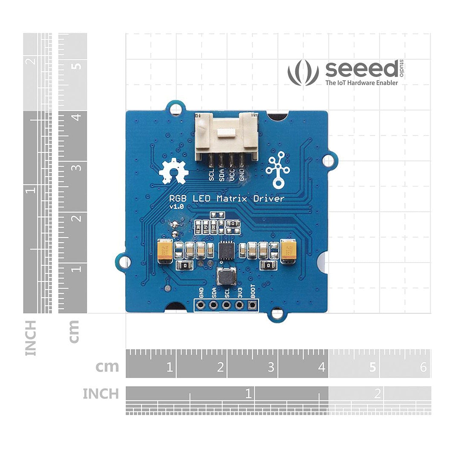 Grove - RGB LED Matrix with Driver by Seeed - The Pi Hut