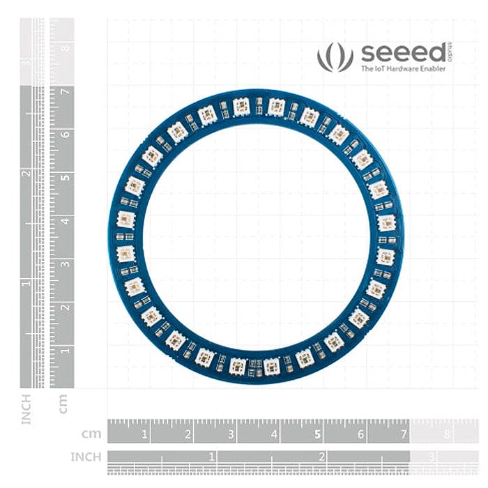 Grove - RGB LED Ring (20x WS2813 Mini) - The Pi Hut