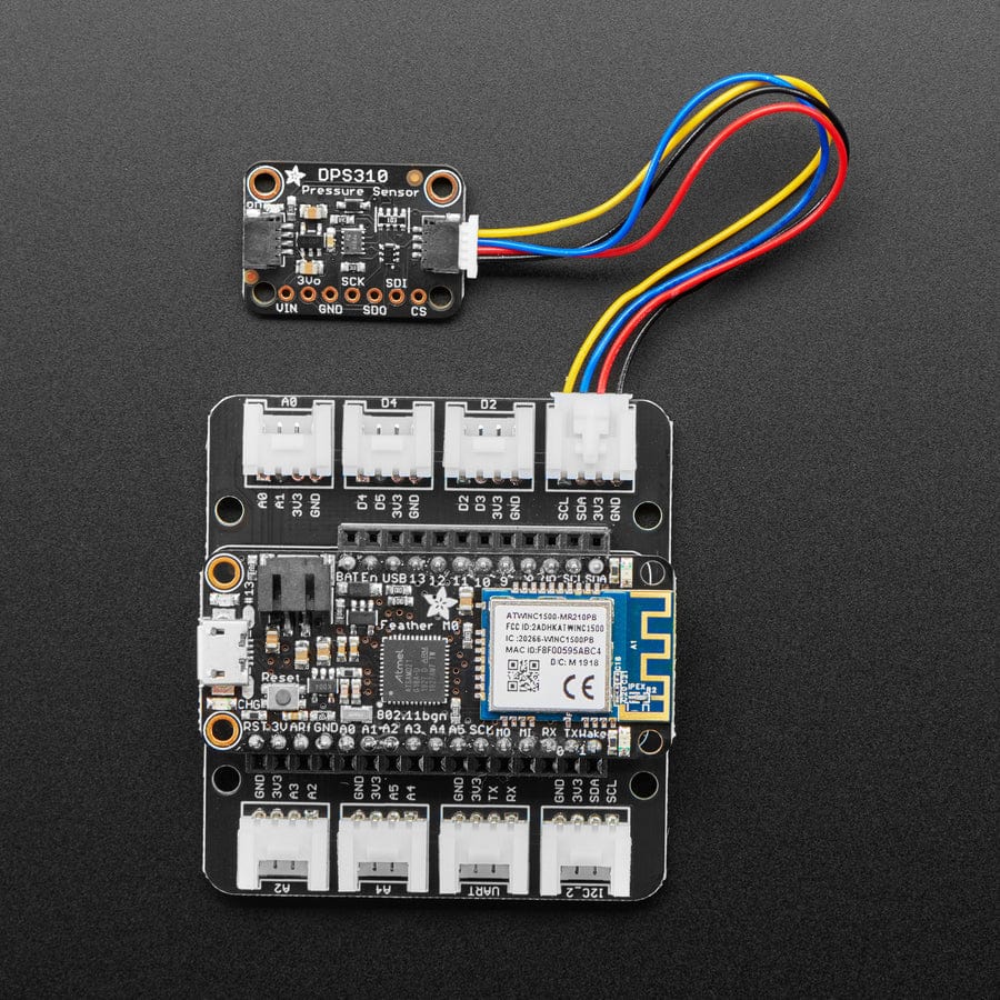 Grove to STEMMA QT / Qwiic / JST SH Cable - 100mm long by The Pi Hut - The Pi Hut
