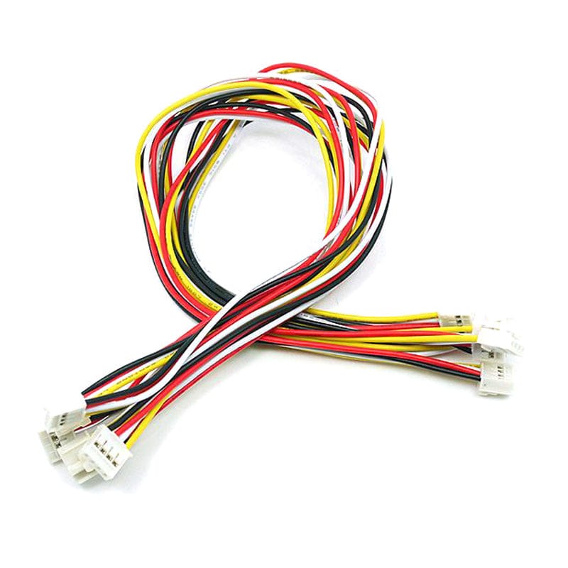 Grove - Universal 4-Pin Buckled 30cm Cable (5 Pack) by Seeed - The Pi Hut
