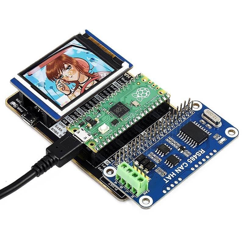 HAT-Compatible GPIO Expander for Raspberry Pi Pico by Waveshare - The Pi Hut