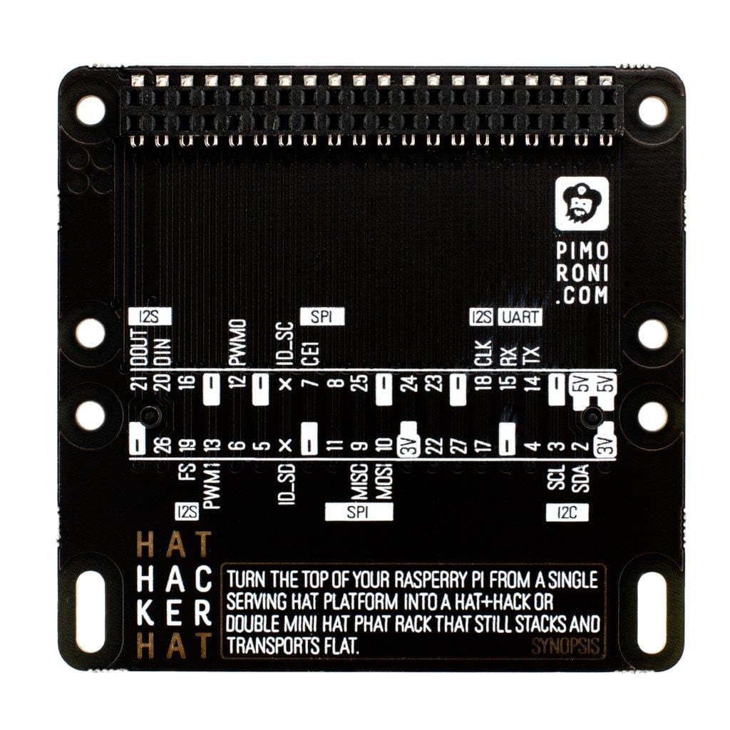 HAT Hacker HAT by Pimoroni - The Pi Hut