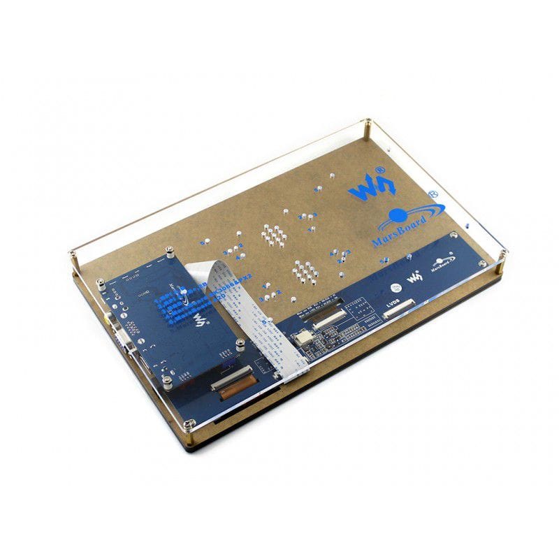 HDMI 10.1" 1024x600 Touch Screen & Case (USB) by Waveshare - The Pi Hut