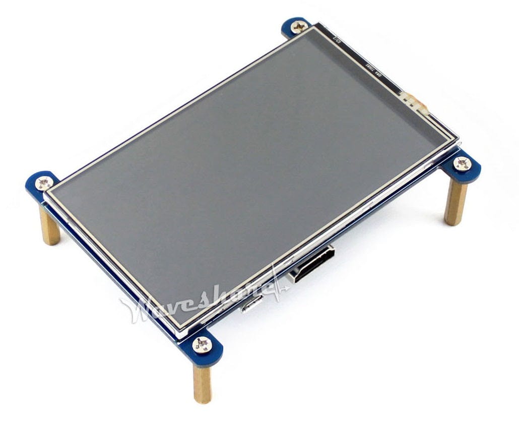 HDMI 4" 800x480 (IPS) Touch Screen  (GPIO) by Waveshare - The Pi Hut