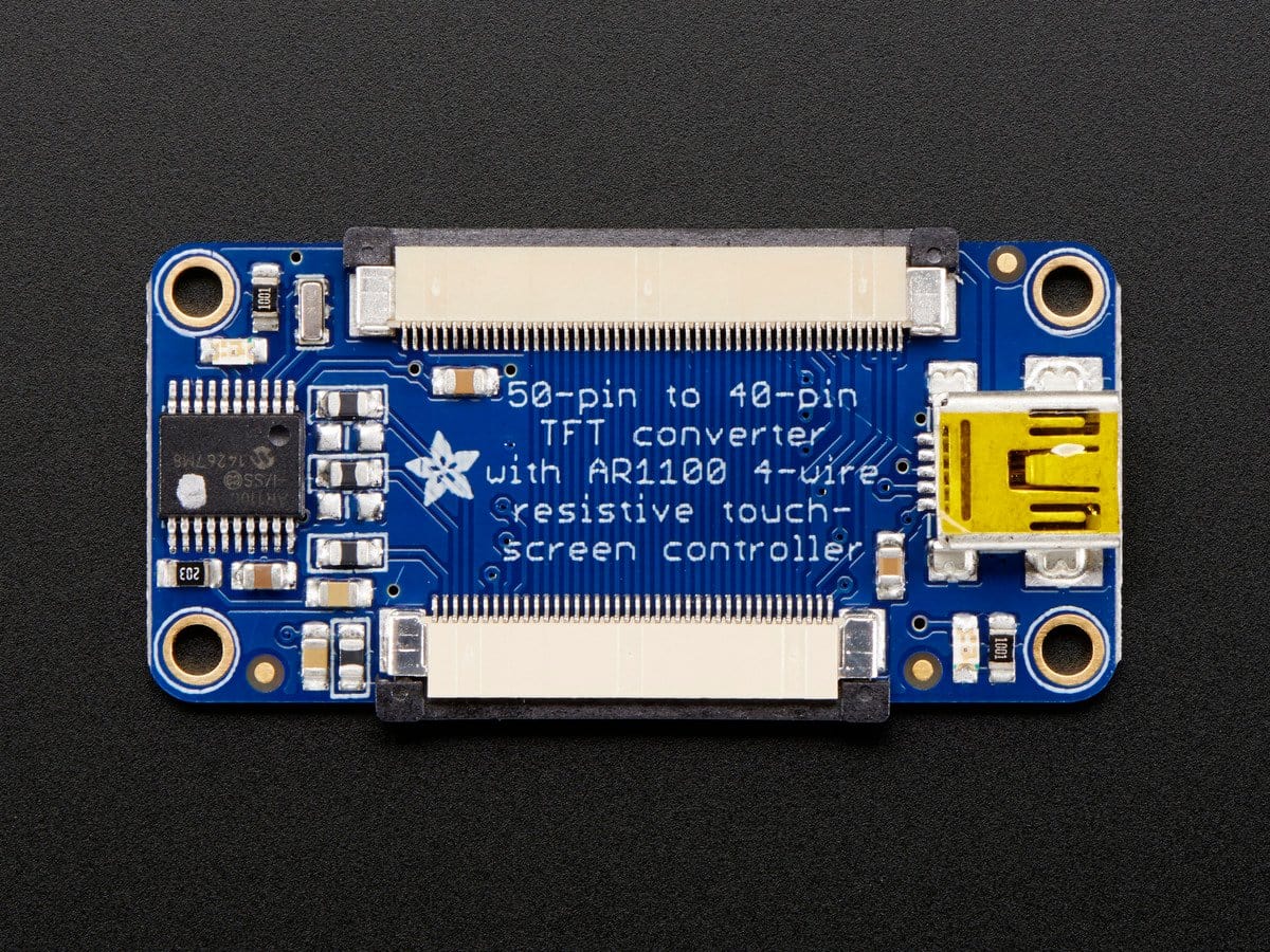 HDMI 4 Pi: 5" Display w/Touch and Mini Driver - 800x480 HDMI - The Pi Hut