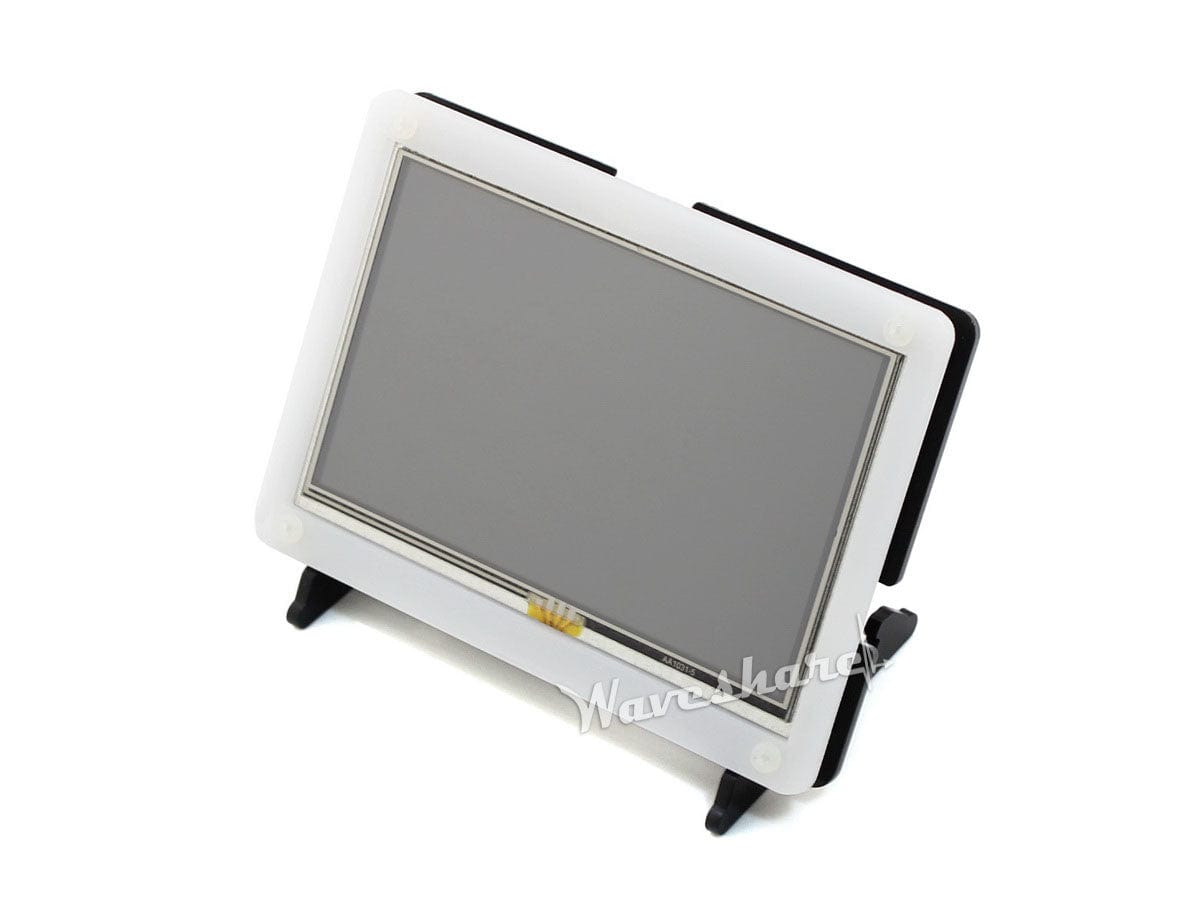 HDMI 5" 800x480 Touch Screen & Case (GPIO) by Waveshare - The Pi Hut