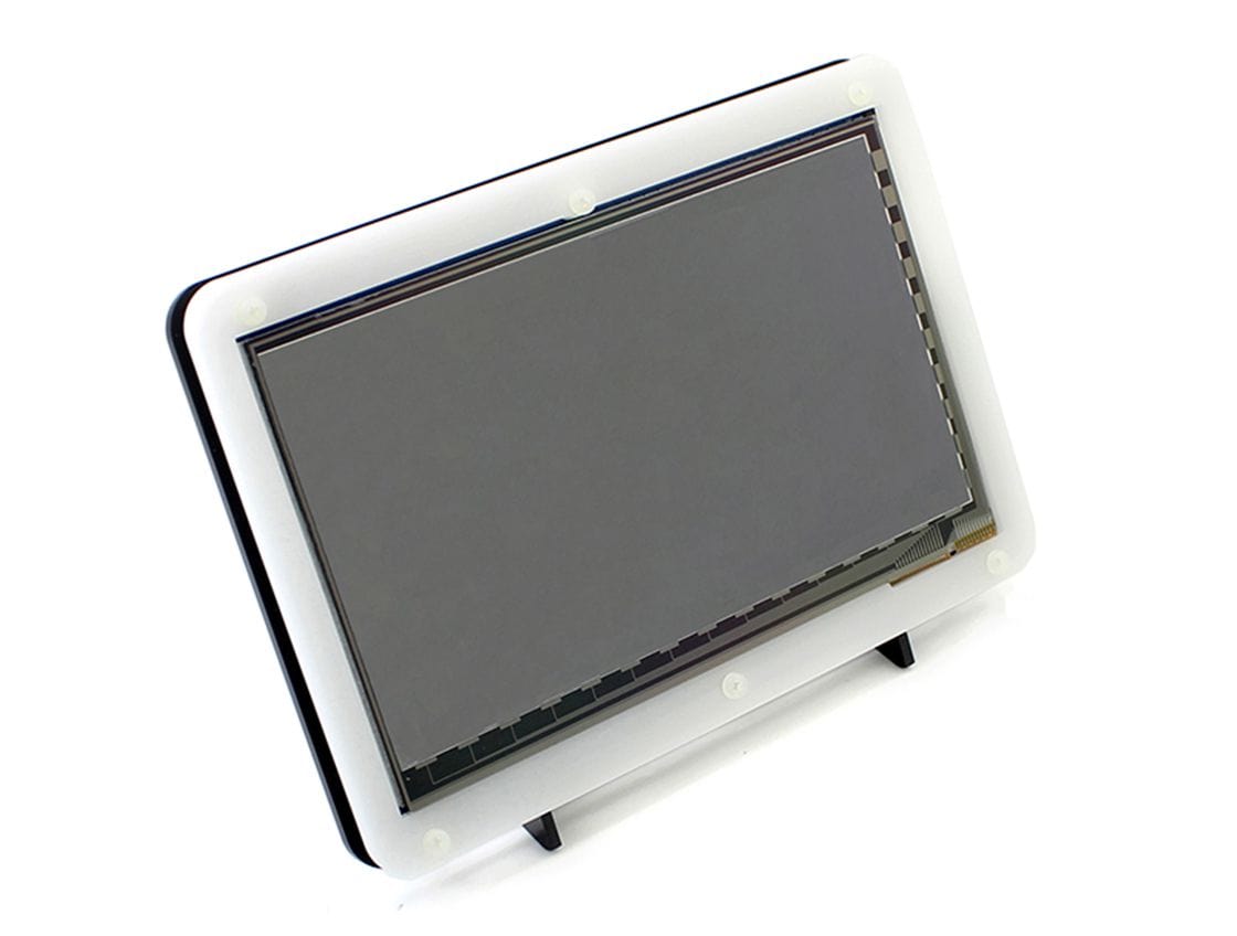 HDMI 7" 800x480 Touch Screen & Case (USB) by Waveshare - The Pi Hut