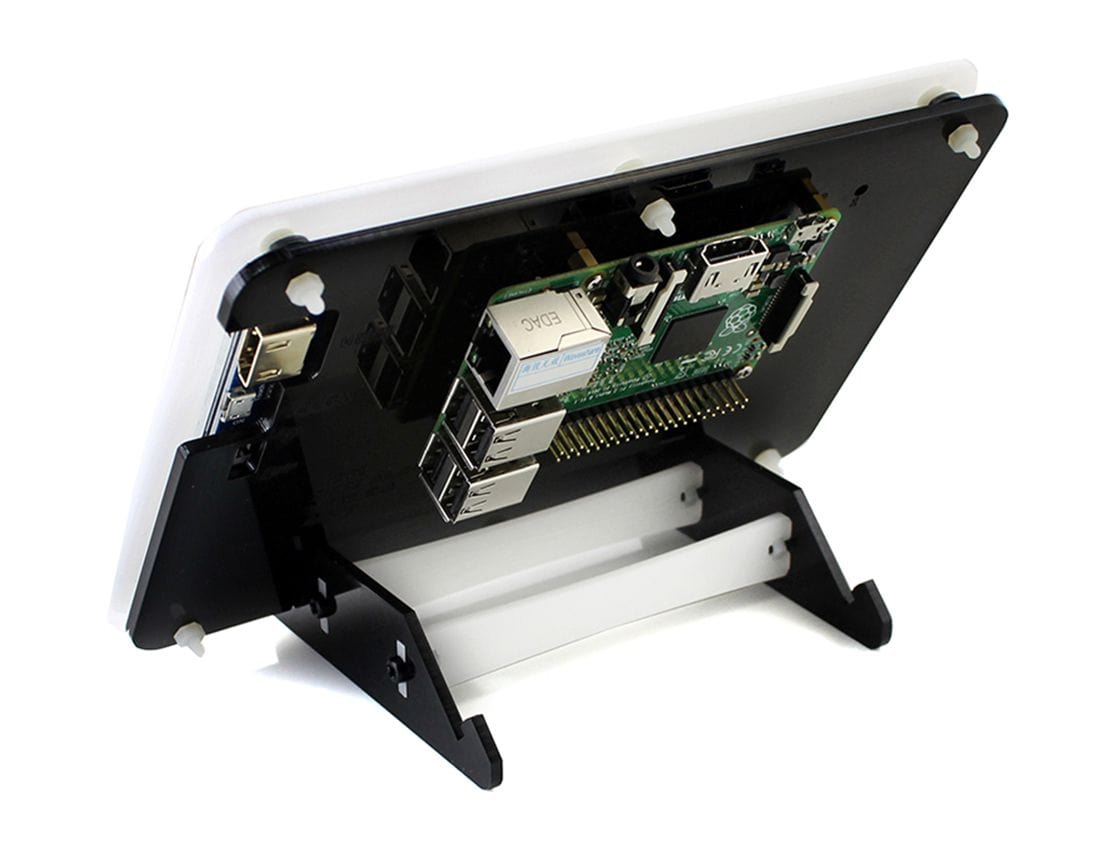 HDMI 7" 800x480 Touch Screen & Case (USB) by Waveshare - The Pi Hut
