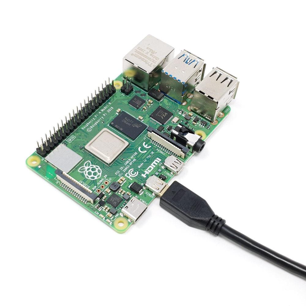 HDMI to Micro-HDMI adapter cable (160mm) by The Pi Hut - The Pi Hut