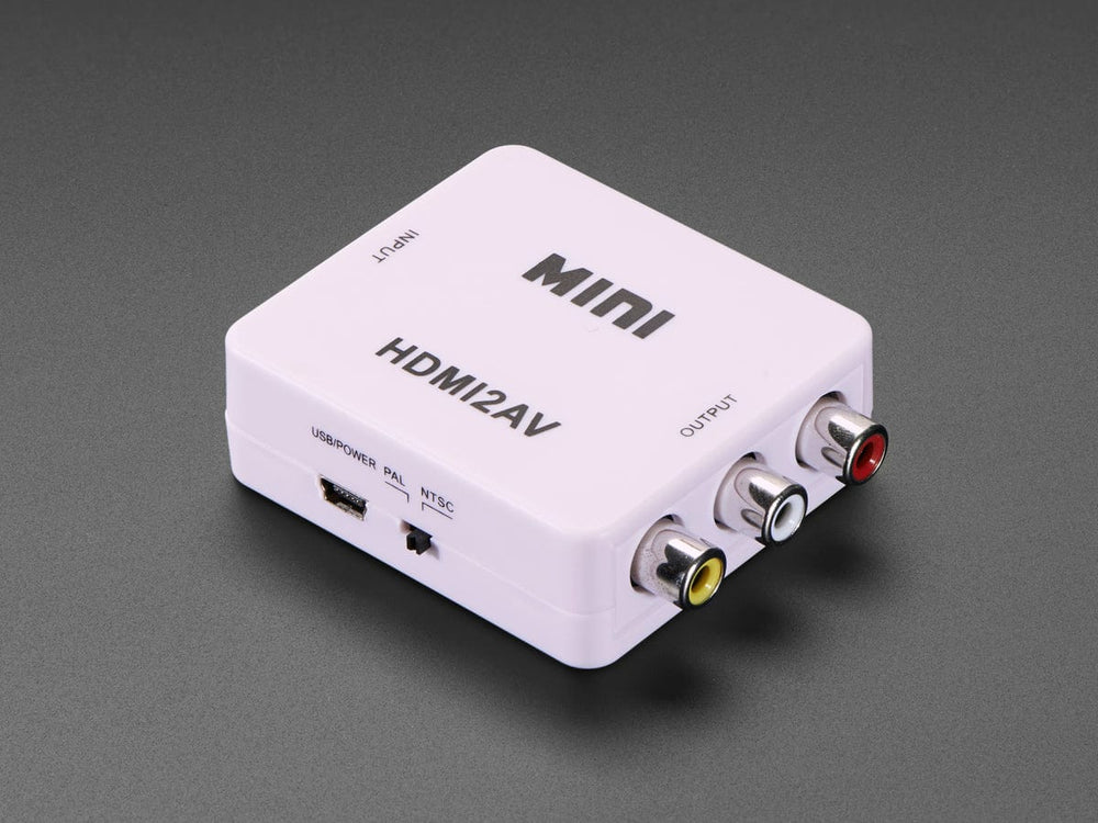 HDMI to RCA Audio and NTSC or PAL Video Adapter by The Pi Hut - The Pi Hut