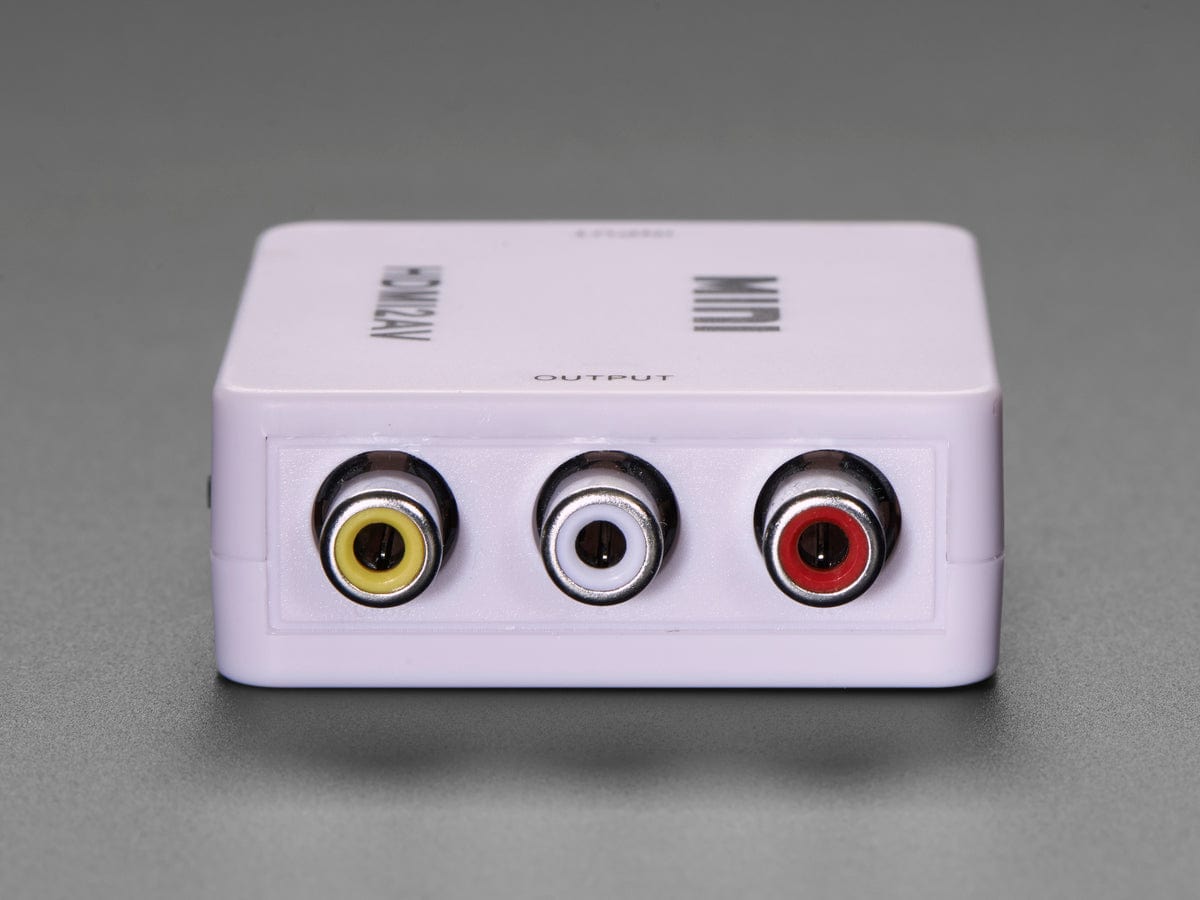 HDMI to RCA Audio and NTSC or PAL Video Adapter by The Pi Hut - The Pi Hut