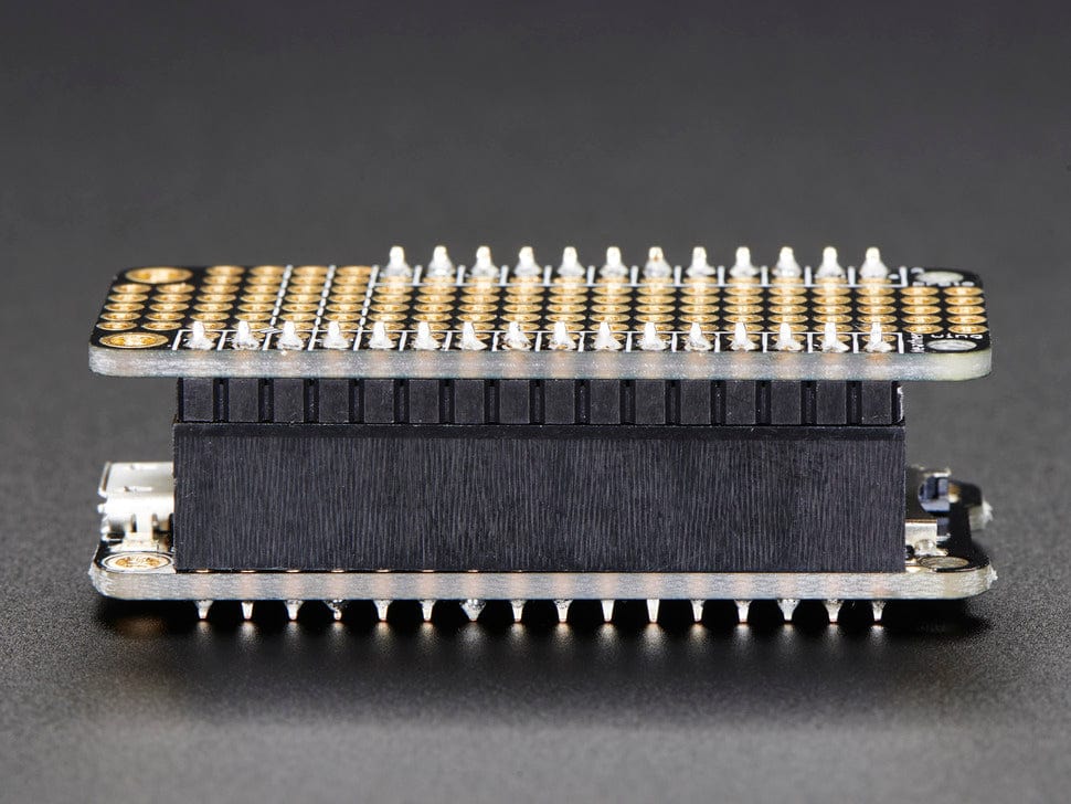 Header Kit for Feather - 12-pin and 16-pin Female Header Set by The Pi Hut - The Pi Hut