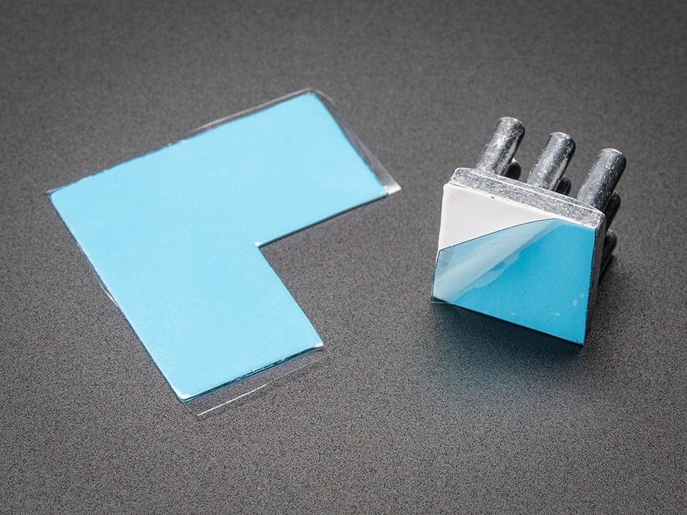 Heat Sink Thermal Tape - 25mm x 25mm by The Pi Hut - The Pi Hut